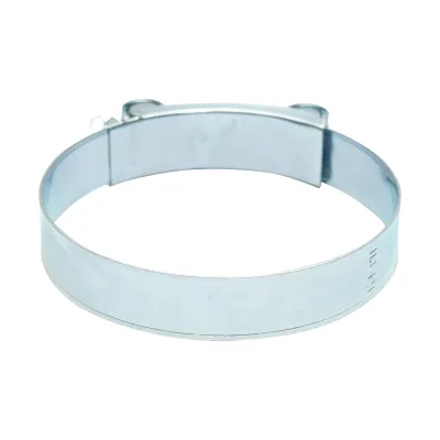 Morsetto di forza, morsetto in metallo zincato con vite W1 per tubi flessibili da 113-121 mm Breckner Germany - immagine 3