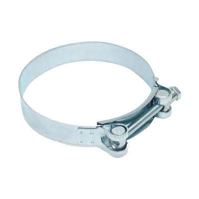 Morsetto di forza, morsetto in metallo zincato con vite W1 per tubi flessibili da 113-121 mm Breckner Germany - immagine 4