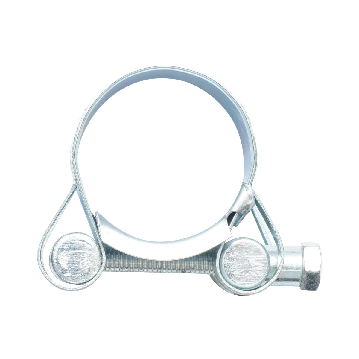 Morsetto di forza, morsetto in metallo zincato con vite W1 per tubi flessibili da 68-73 mm Breckner Germany - immagine 2