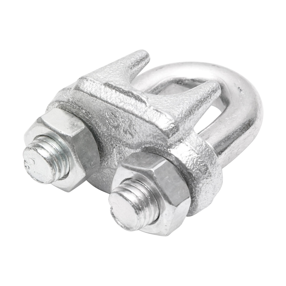 Morsetto zincato DIN 741-18 per cavo da 18 mm Breckner Germany