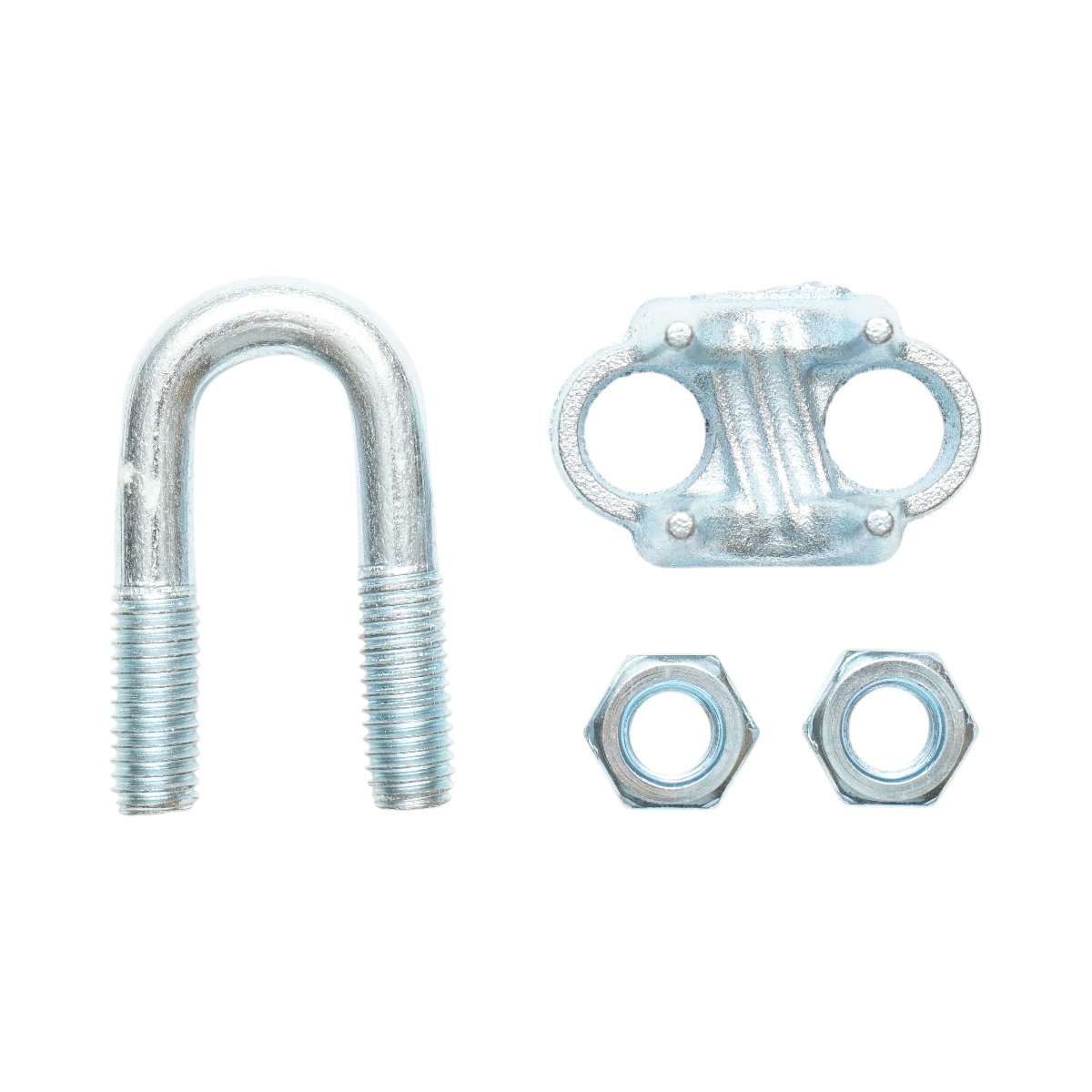 Morsetto zincato DIN 741-19 per cavo da 19 mm Breckner Germany - immagine 2