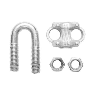 Morsetto zincato DIN 741-22 per cavo da 22 mm Breckner Germany - immagine 2