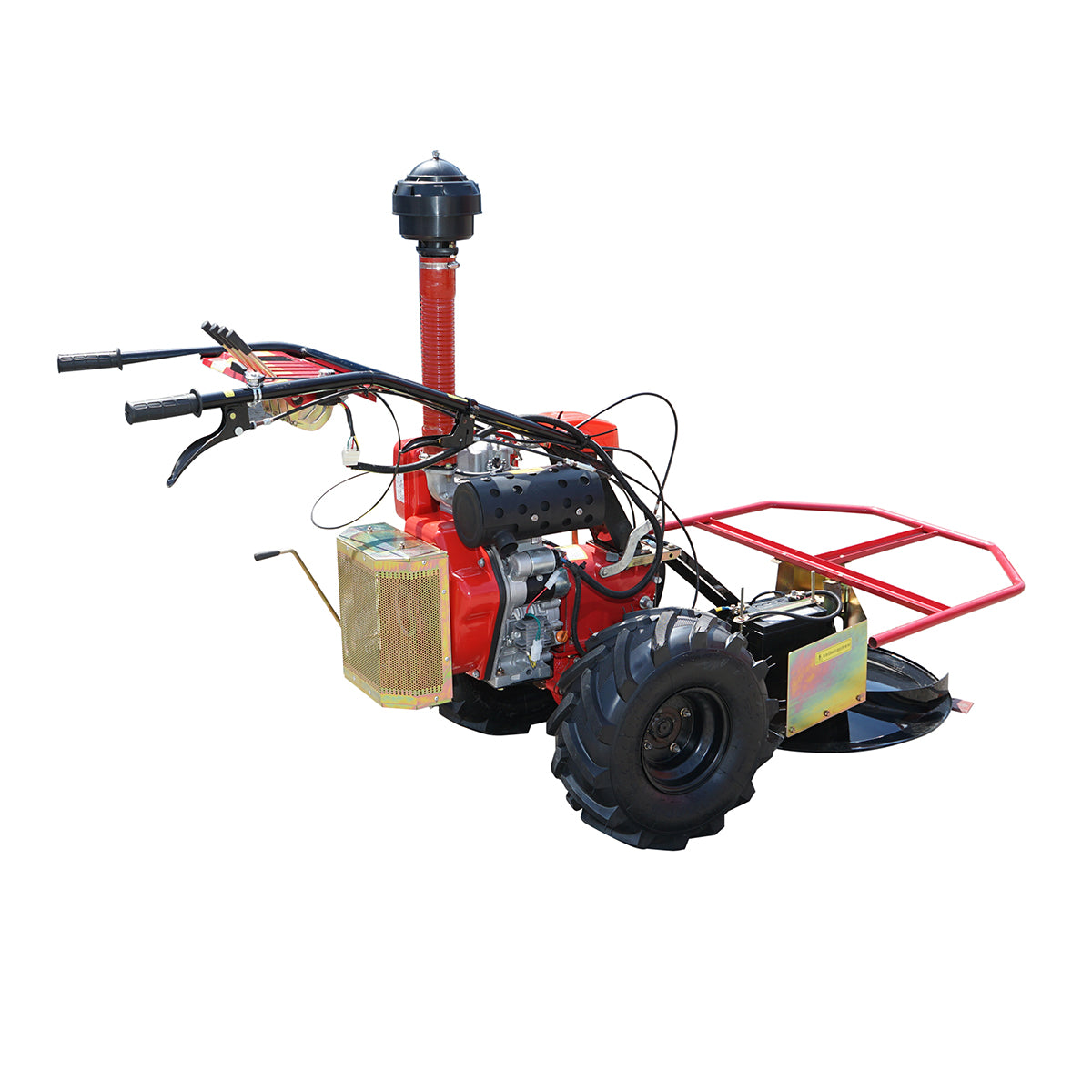 Motofalciatrice rotativa 950mm Con motore diesel e avviamento elettrico Motofalciatrici con lame rotanti - immagine 4