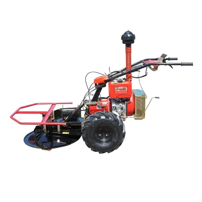 Motofalciatrice rotativa 950mm Con motore diesel e avviamento elettrico Motofalciatrici con lame rotanti - immagine 2