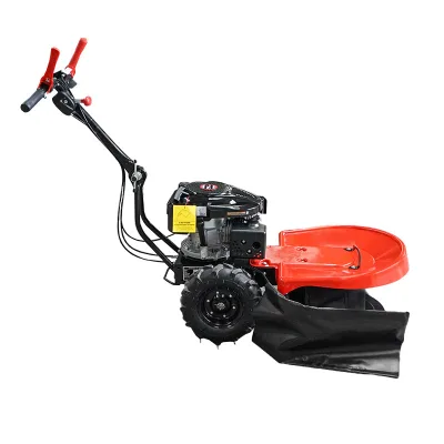 Motofalciatrice rotativa con motore da 196cc, 3 kW, larghezza di lavoro 580mm, 4 lame, MOTOFALCIATRICI CON LAME ROTANTI Breckner Germany - immagine 5