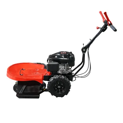 Motofalciatrice rotativa con motore da 196cc, 3 kW, larghezza di lavoro 580mm, 4 lame, MOTOFALCIATRICI CON LAME ROTANTI Breckner Germany - immagine 2