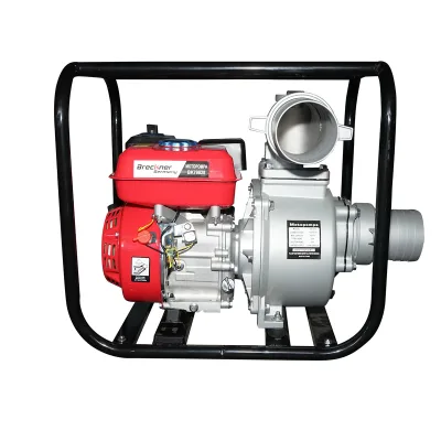 Motopompa a benzina 7,5 CV WP40S, 4 pollici, portata massima 80 m³/h, profondità 8 m, altezza 26 m. Breckner Germany