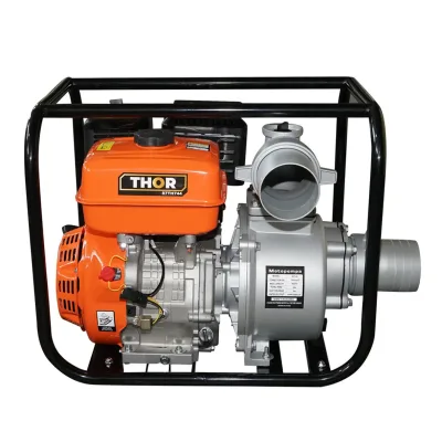 Motopompa a benzina WP40 13HP, 4 pollici, portata massima 80m3/h, profondità di aspirazione 7m, altezza di scarico 28m Thor - immagine 2