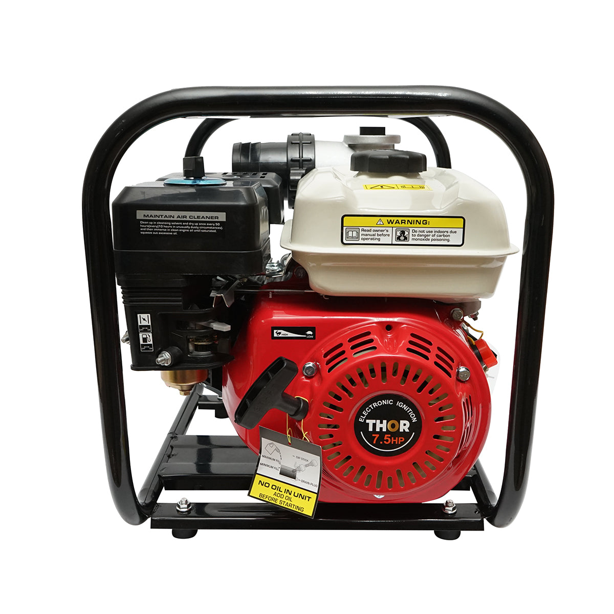 Motopompa WP30, tipo HONDA 7,5HP, 3 pollici, portata massima 60m3/h, profondità massima 8m, altezza massima 30m Thor - immagine 2