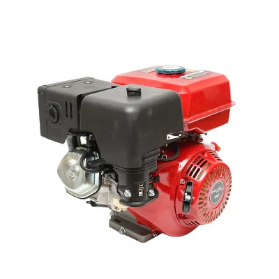 Motore a benzina 9 CV, 4 tempi 242CV, Motore a Scoppio con Albero cilindrico scanalato Ø 25 mm e, Avviamento a Strappo Breckner Germany - immagine 5