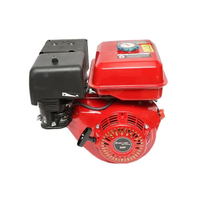 Motore a benzina 9 CV, 4 tempi 242CV, Motore a Scoppio con Albero cilindrico scanalato Ø 25 mm e, Avviamento a Strappo Breckner Germany - immagine 4