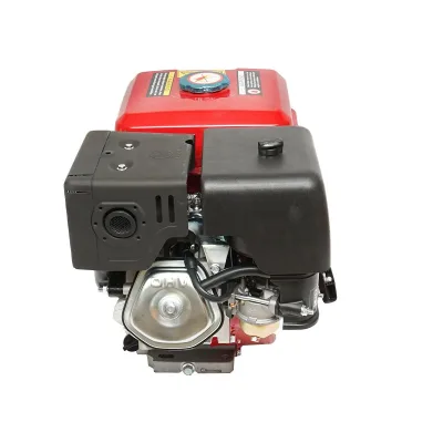 Motore a benzina 9 CV, 4 tempi 242CV, Motore a Scoppio con Albero cilindrico scanalato Ø 25 mm e, Avviamento a Strappo Breckner Germany - immagine 6