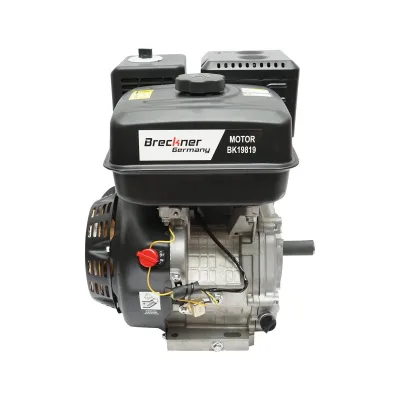 Motore a Scoppio 13 CV 389cc, Motore a Benzina 4 Tempi con Albero cilindrico Ø 25 mm e, Avviamento a Strappo Breckner Germany - immagine 3