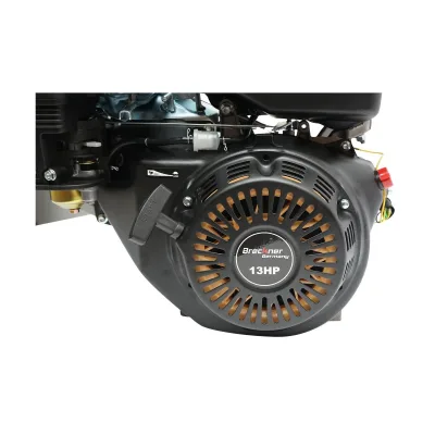 Motore a Scoppio 13 CV 389cc, Motore a Benzina 4 Tempi con Albero cilindrico Ø 25 mm e, Avviamento a Strappo Breckner Germany - immagine 5