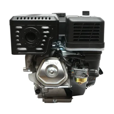 Motore a Scoppio 13 CV 389cc, Motore a Benzina 4 Tempi con Albero cilindrico Ø 25 mm e, Avviamento a Strappo Breckner Germany - immagine 4