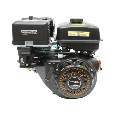 Motore a Scoppio 13 CV 389cc, Motore a Benzina 4 Tempi con Albero cilindrico Ø 25 mm e, Avviamento a Strappo Breckner Germany - immagine 2