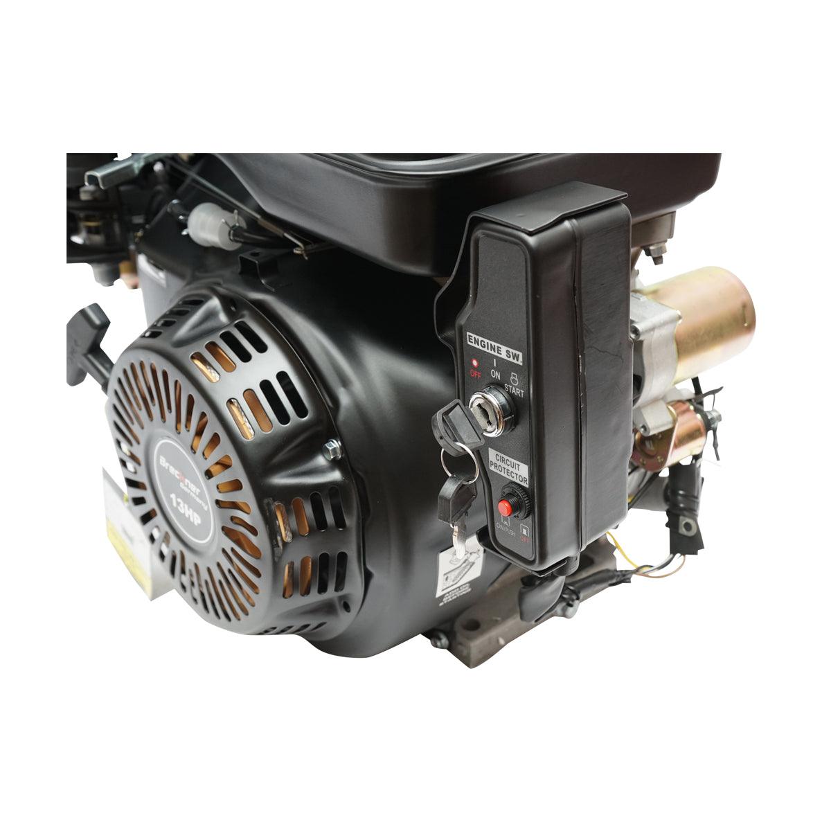 Motore a Scoppio 13 CV 389cc, Motore a Benzina 4 Tempi con Albero Ø 25 mm, Avviamento Elettrico e Avviamento Strappo Breckner Germany - immagine 6