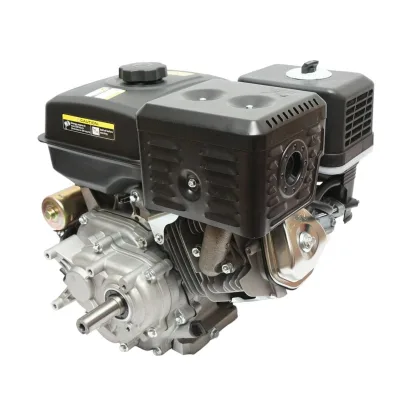 Motore a Scoppio 13 CV 389cc, Motore a Benzina 4 Tempi con Albero Ø 25 mm, Avviamento Elettrico e Avviamento Strappo Breckner Germany