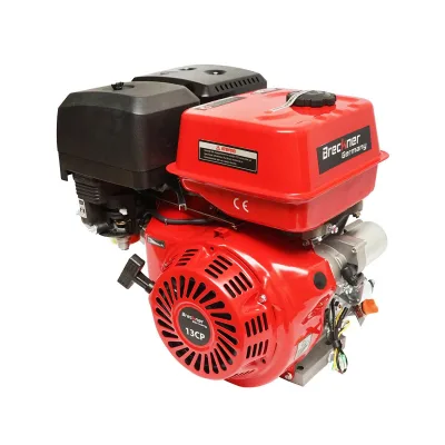 Motore a Scoppio 13 CV, Motore a Benzina 4 Tempi 389cc con Albero cilindrico scanalato Ø 25 mm e, Avviamento Elettrico e Avviamento Strappo Breckner Germany - immagine 2
