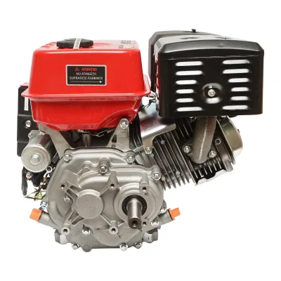 Motore a Scoppio 13 CV, Motore a Benzina 4 Tempi 389cc con Albero cilindrico scanalato Ø 25 mm e, Avviamento Elettrico e Avviamento Strappo Breckner Germany - immagine 3
