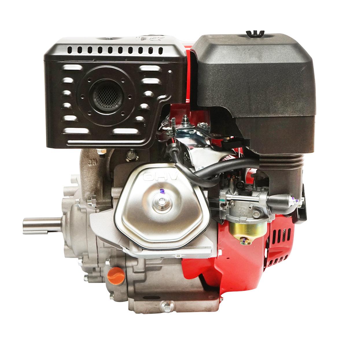 Motore a Scoppio 13 CV, Motore a Benzina 4 Tempi 389cc con Albero cilindrico scanalato Ø 25 mm e, Avviamento Elettrico e Avviamento Strappo Breckner Germany - immagine 5