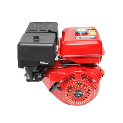 Motore a Scoppio 13 CV, Motore a Benzina 4 Tempi 389cc con Albero cilindrico Ø 25 mm e, Avviamento a Strappo Breckner Germany - immagine 4