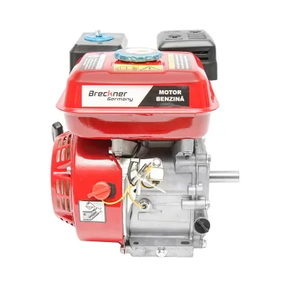 Motore a Scoppio 6.5 CV 196cc , Motore a Benzina 4 Tempi con Albero Ø 19 mm, Avviamento a Strappo Breckner Germany - immagine 2