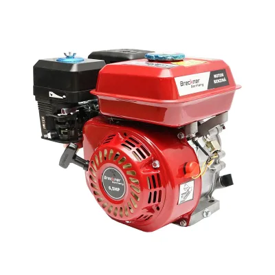 Motore a Scoppio 6.5 CV 196cc , Motore a Benzina 4 Tempi con Albero Ø 20 mm, Avviamento a Strappo Breckner Germany - immagine 3