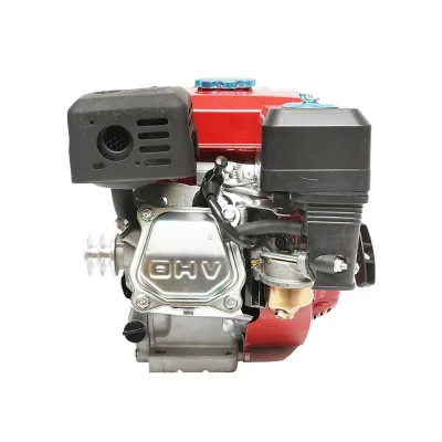 Motore a Scoppio 7,5 CV, Motore a Benzina 4 Tempi 196cc con Albero Ø 20 mm e Puleggia, Avviamento a Strappo Breckner Germany - immagine 2