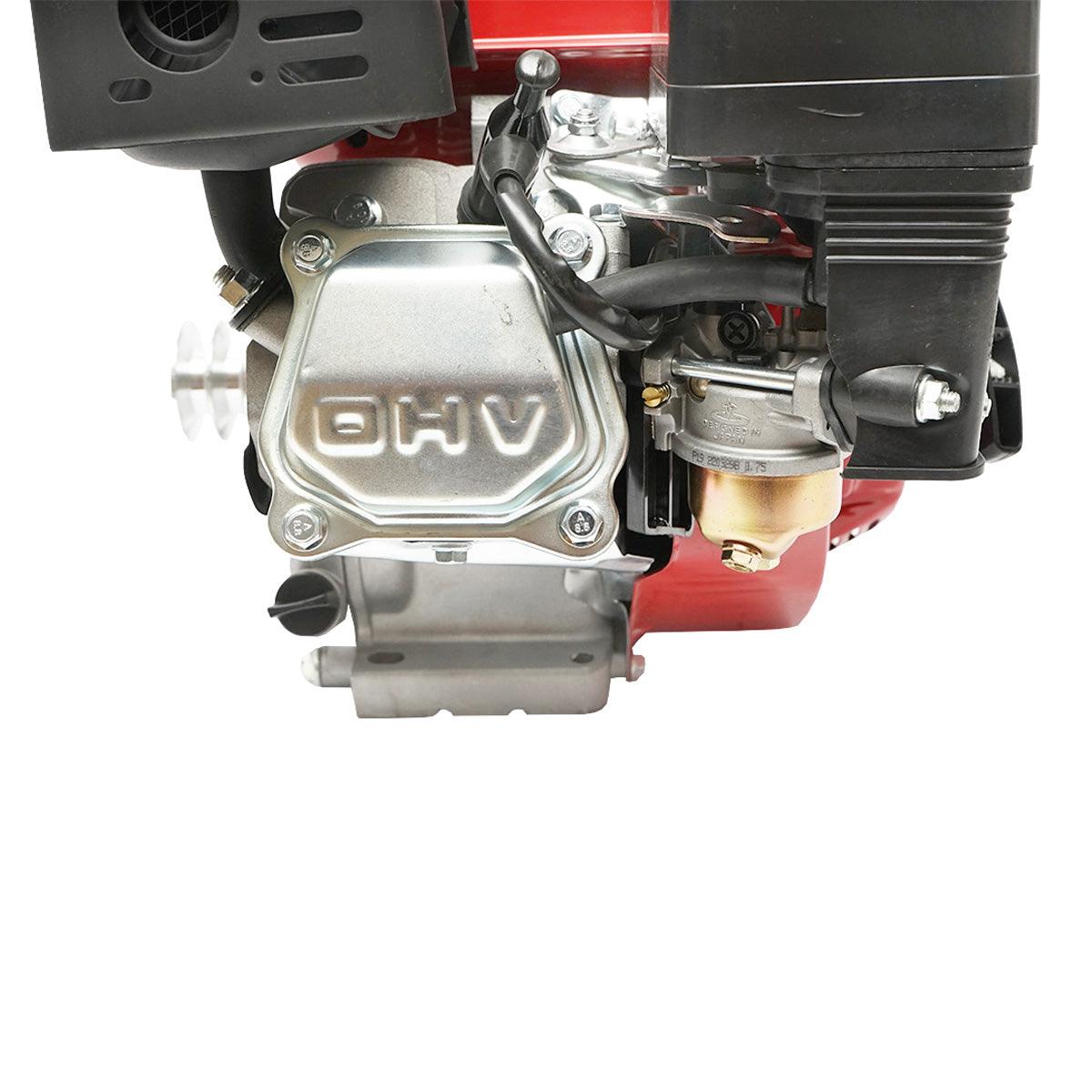 Motore a Scoppio 7,5 CV, Motore a Benzina 4 Tempi 196cc con Albero Ø 20 mm e Puleggia, Avviamento a Strappo Breckner Germany - immagine 5