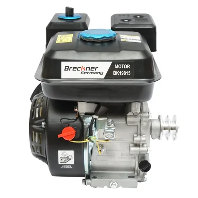 Motore a Scoppio 7,5 CV, Motore a Benzina 4 Tempi 242cc con Albero Ø 20 mm e Puleggia, Avviamento a Strappo Breckner Germany - immagine 4