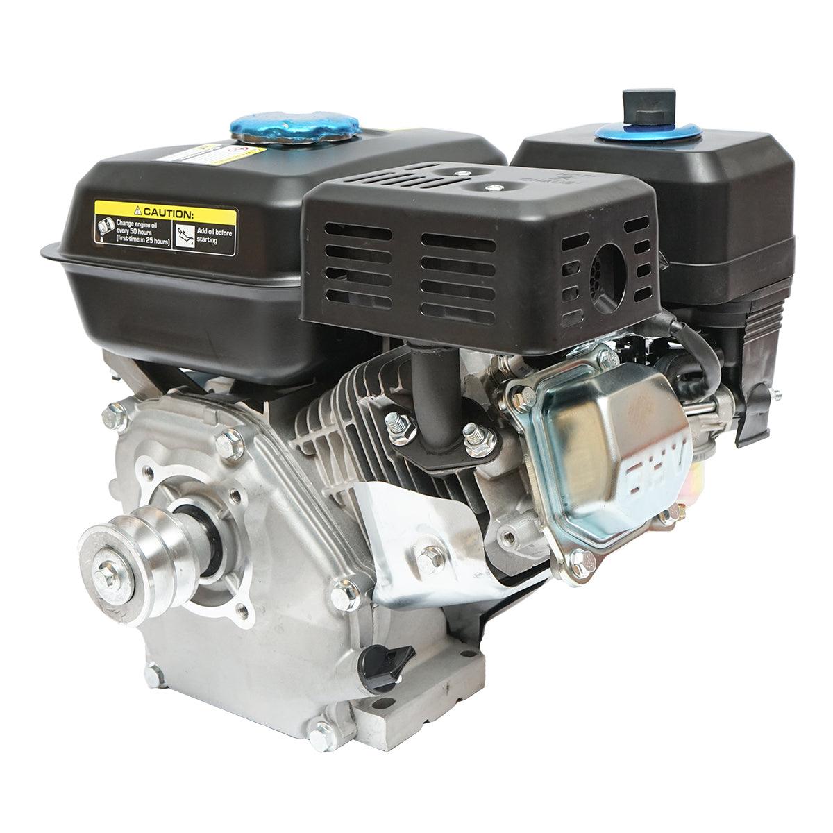 Motore a Scoppio 7,5 CV, Motore a Benzina 4 Tempi 242cc con Albero Ø 20 mm e Puleggia, Avviamento a Strappo Breckner Germany