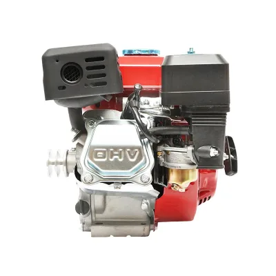 Motore a Scoppio 7.5 CV 196cc, Motore a Benzina 4 Tempi Puleggia, Avviamento a Strappo Breckner Germany - immagine 2