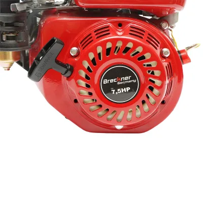 Motore a Scoppio 7.5 CV 196cc, Motore a Benzina 4 Tempi Puleggia, Avviamento a Strappo Breckner Germany - immagine 6
