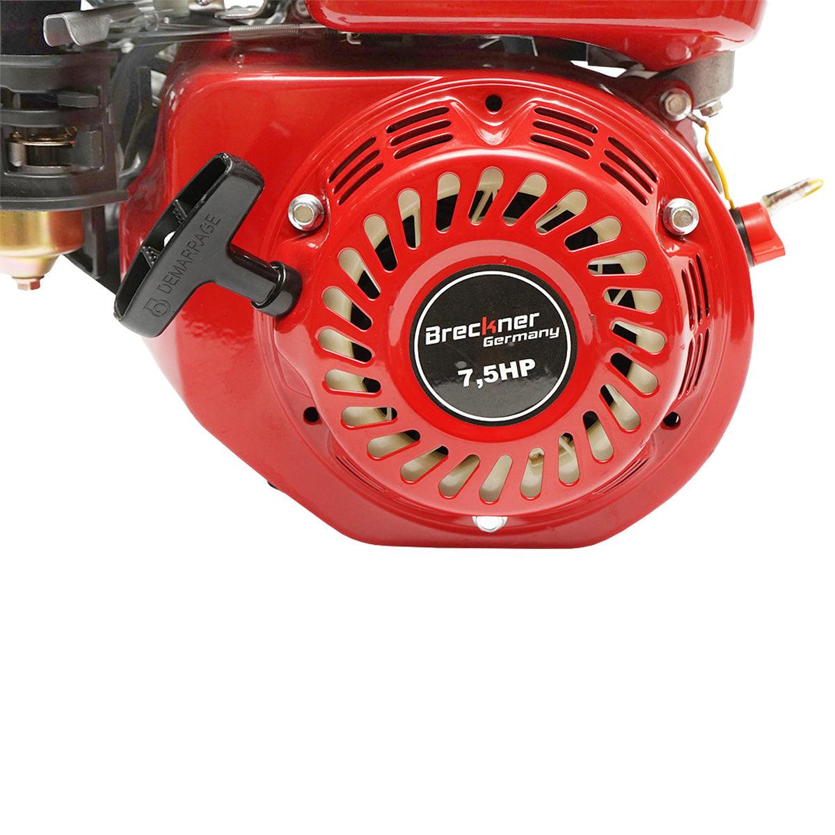 Motore a Scoppio 7.5 CV 196cc, Motore a Benzina 4 Tempi Puleggia, Avviamento a Strappo Breckner Germany - immagine 6
