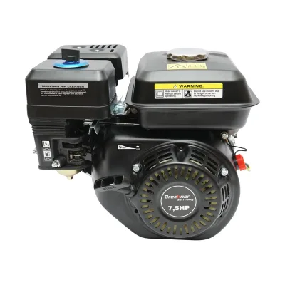 Motore a Scoppio 7.5 CV 242cc , Motore a Benzina 4 Tempi con Albero Ø 20 mm, Avviamento a Strappo Breckner Germany - immagine 3