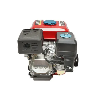 Motore a Scoppio 7.5 CV, Motore a Benzina 4 Tempi 196cc con Albero cilindrico scanalato Ø 25 mm e, Avviamento a Strappo Breckner Germany - immagine 2