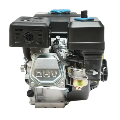Motore a Scoppio 7.5 CV, Motore a Benzina 4 Tempi 242cc con Albero cilindrico scanalato Ø 25 mm e, Avviamento a Strappo Breckner Germany - immagine 2