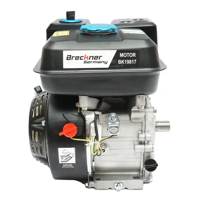 Motore a Scoppio 7.5 CV, Motore a Benzina 4 Tempi 242cc con Albero cilindrico scanalato Ø 25 mm e, Avviamento a Strappo Breckner Germany - immagine 4