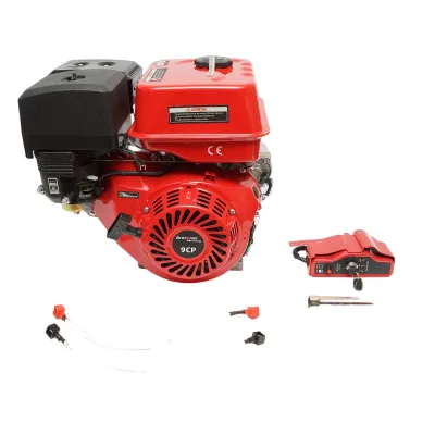 Motore a Scoppio 9 CV, Motore a Benzina 4 Tempi 242cc con Albero Ø 25 mm, Avviamento Elettrico e Avviamento Strappo Breckner Germany - immagine 6