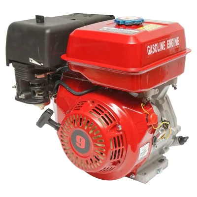 Motore a Scoppio 9 CV, Motore a Benzina 4 Tempi con Albero Ø 25 mm, Avviamento Strappo Breckner Germany - immagine 4