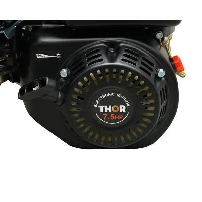 Motore a scoppio con puleggia, 7,5 HP, 4 tempi, 212 cc, asse da 20 mm, avviamento a corda THOR - immagine 6