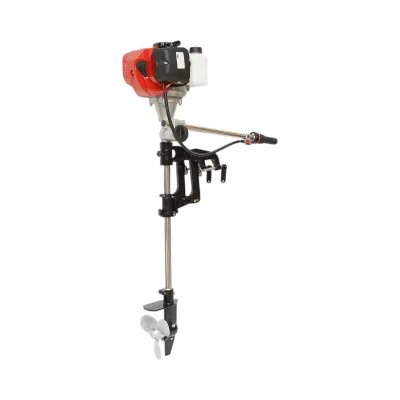 Motore barca Motore fuoribordo a benzina 2.5 CV, 2T 52cc, portatile, 7500 giri/min, gambo lungo regolabile THOR