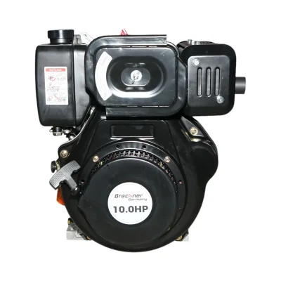 Motore diesel 10CV 186F, 418cc, 3600 giri/min, albero cilindrico filettato 25,4mm, avviamento a strappo - immagine 4