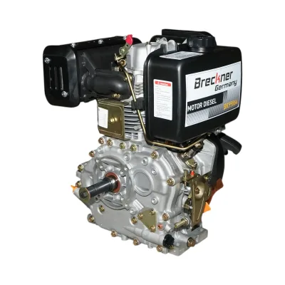 Motore diesel 10CV 186F, 418cc, 3600 giri/min, albero cilindrico filettato 25,4mm, avviamento a strappo