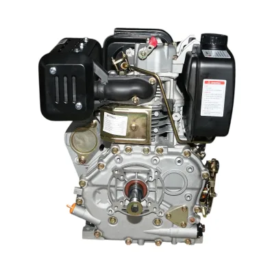 Motore diesel 10CV 186F, 418cc, 3600 giri/min, albero cilindrico filettato 25,4mm, avviamento a strappo - immagine 3