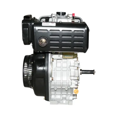 Motore diesel 10CV 186F, 418cc, 3600 giri/min, albero cilindrico filettato 25,4mm, avviamento a strappo - immagine 5