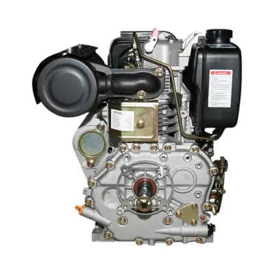 Motore diesel 13CV 192F, 498cc, 3600 giri/min, albero cilindrico filettato 25,4mm, avviamento a strappo - immagine 3