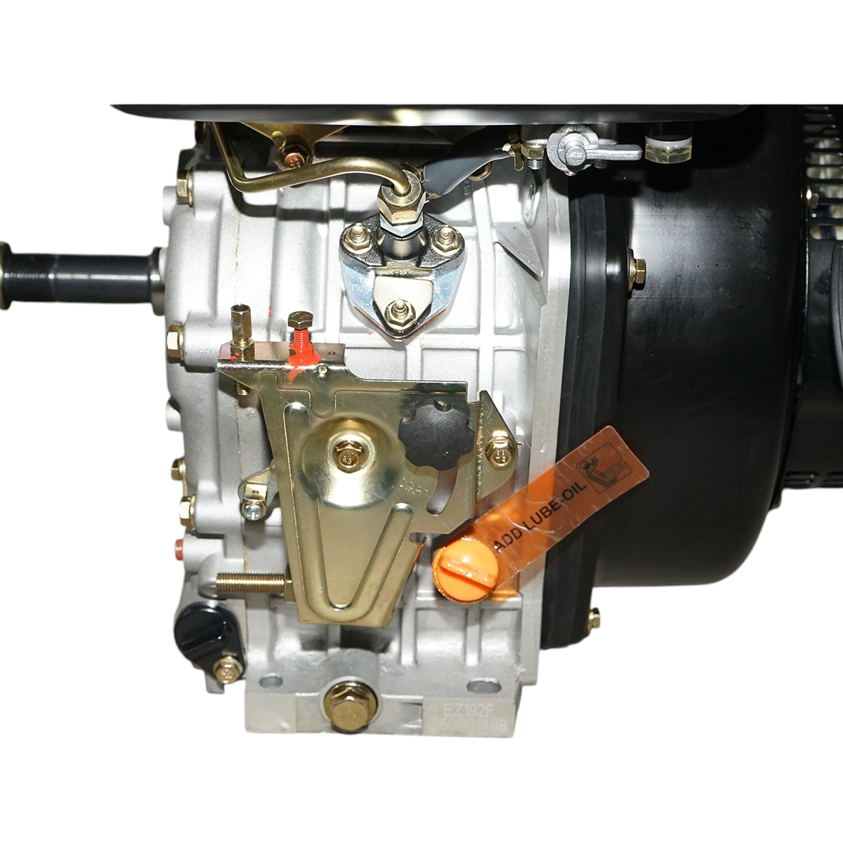 Motore diesel 13CV 192F, 498cc, 3600 giri/min, albero cilindrico filettato 25,4mm, avviamento a strappo - immagine 6