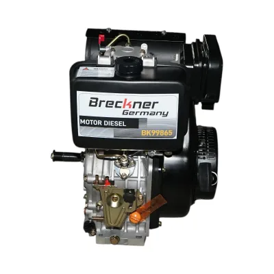 Motore diesel 13CV 192F, 498cc, 3600 giri/min, albero cilindrico filettato 25,4mm, avviamento a strappo - immagine 2